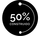 50% Construido